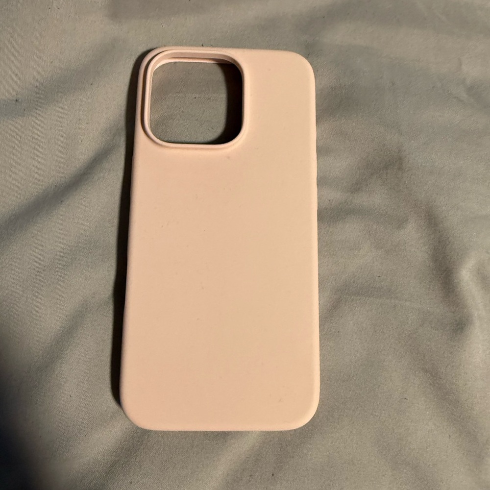 Blush Pink Silicone Phone Case